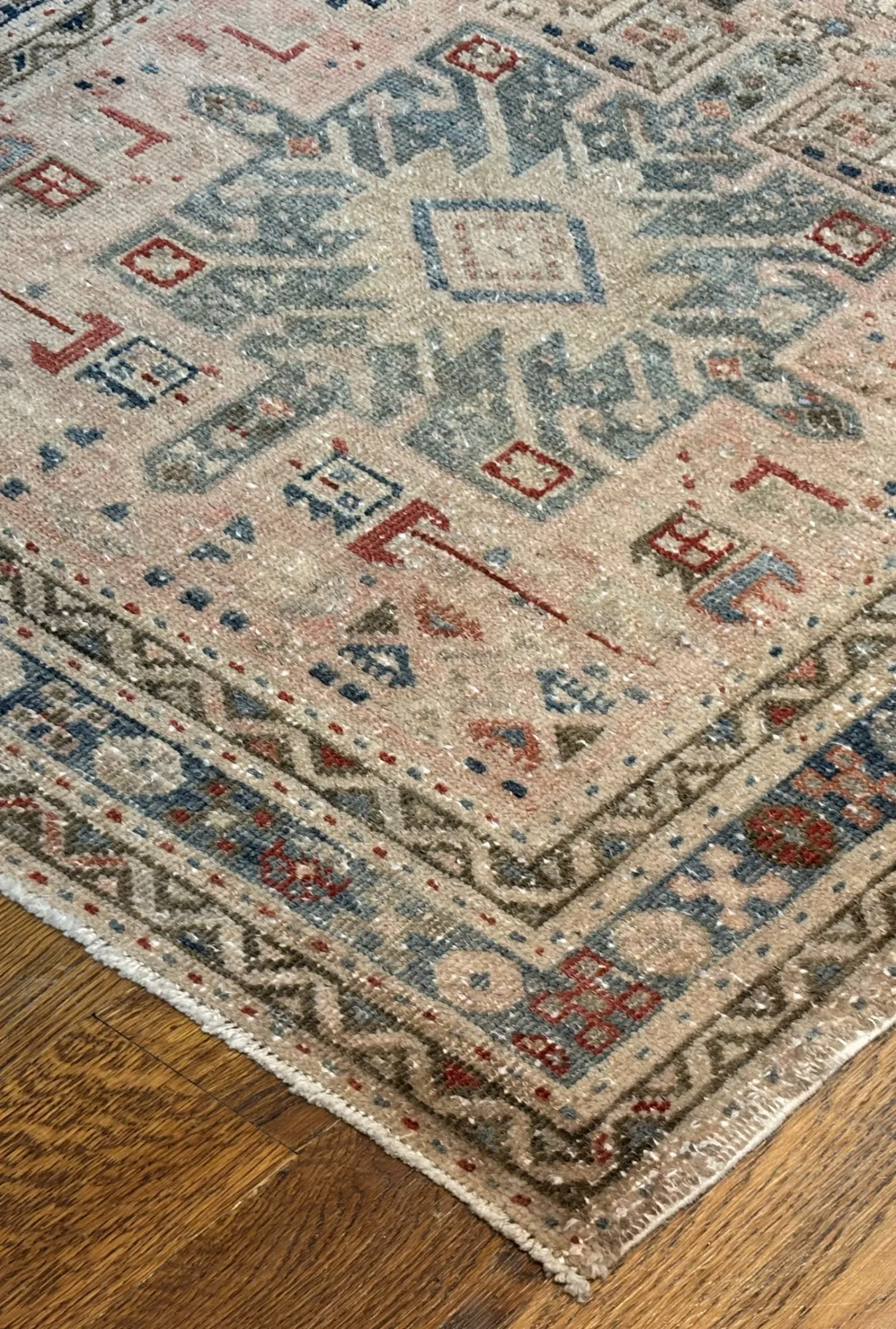 2'9 x 10'4 Runner Hand-Knotted Oriental Rug #RN67 - Palace Oriental Rugs - Detail Angle