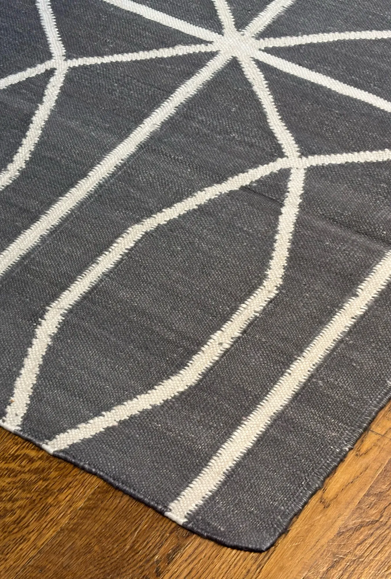 2'4 x 11 Runner Hand-Knotted Oriental Rug #RN112 - Palace Oriental Rugs - Detail Angle