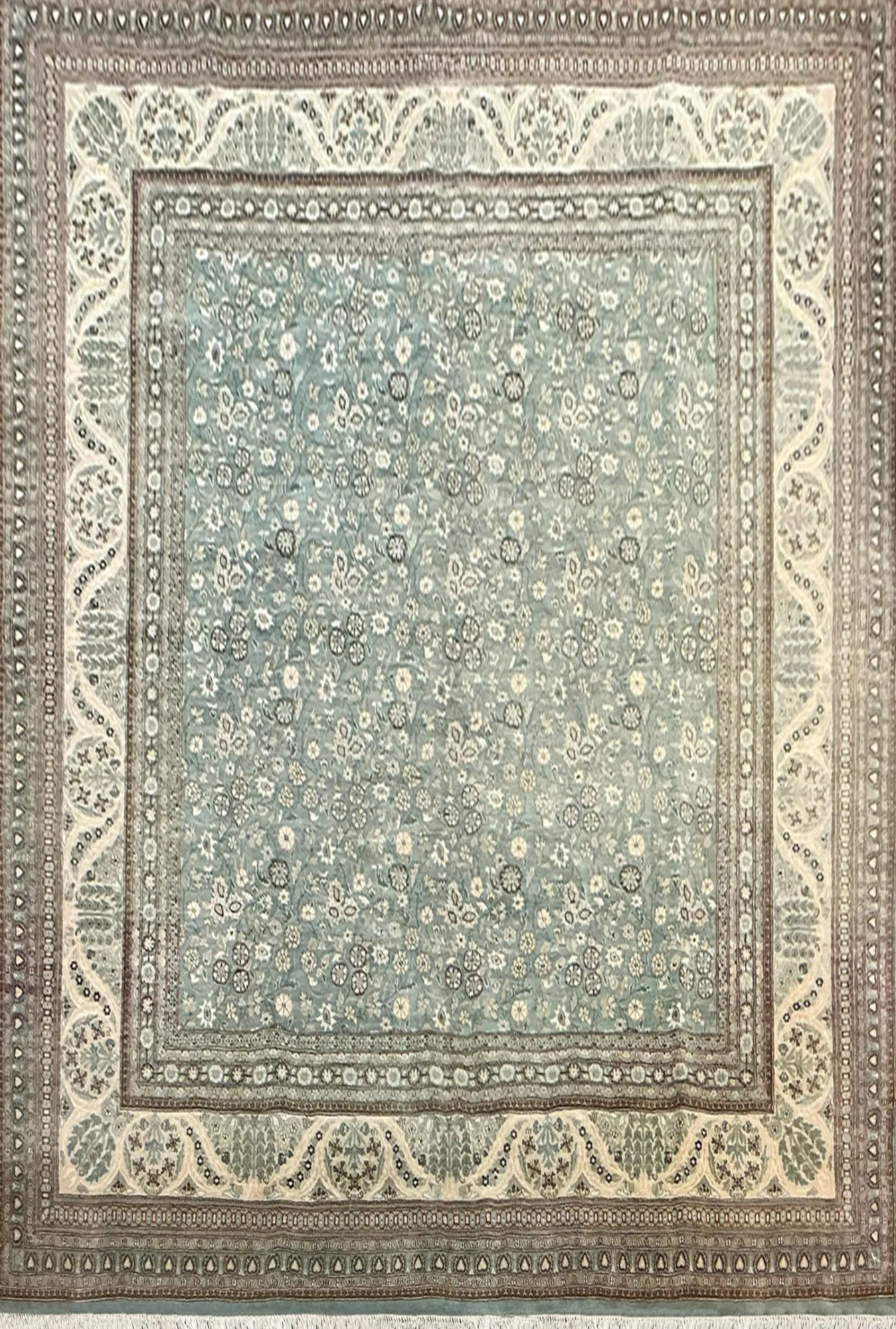 8'2 x 8 Traditional Hand-Knotted Oriental Rug #TR410 - Palace Oriental Rugs