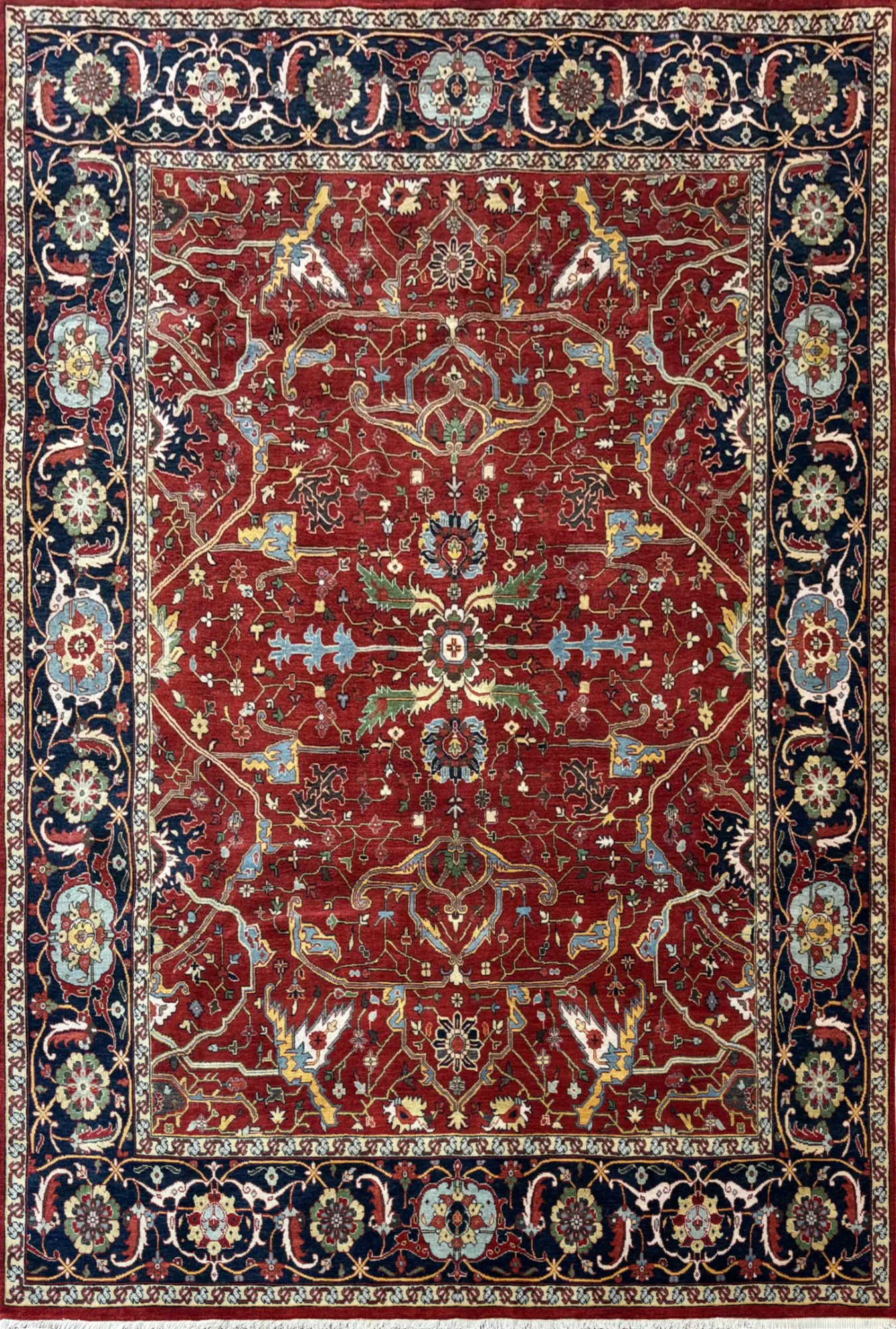 7'10 x 10'1 Traditional Hand-Knotted Oriental Rug #TR427 - Palace Oriental Rugs